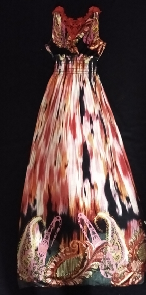 Unbranded Multicolored Maxi Halter Dress -- Final Price - Picture 10 of 13